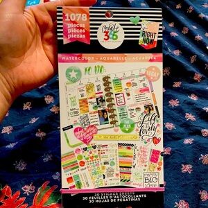 Me & my big ideas , color story  sticker sheets book used